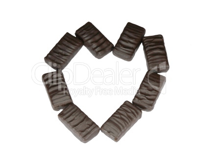 chocolate heart