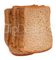 Dark Bread Isolated