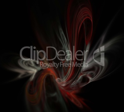 image of one Digital Fractal on Black Color image of one Digital Fractal on Black Color