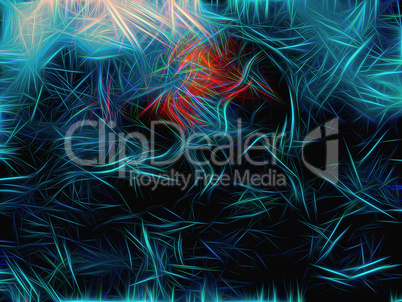 Christmas background. Festive Christmas abstract background with bright sparkles