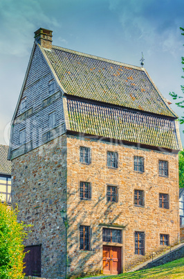 House made of natural stone