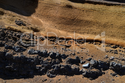 Felsen am Roque de los Muchachos, La Palma