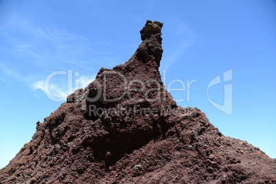 Felsen am Mirador de los Andenes, La Palma