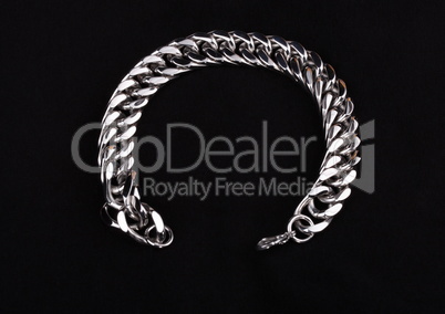 Men's  Stainless Silver Bracelet