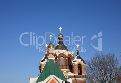 church in the winter daytime