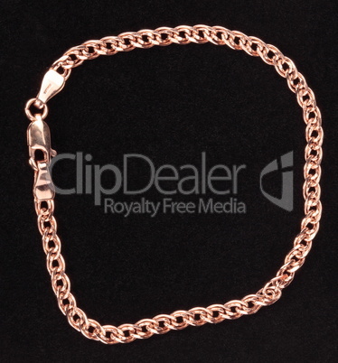 red Gold Chain Bracelet