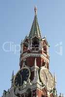 Kremlin tower on sky background