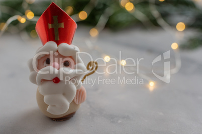 Weihnachtliche Marzipan Figur