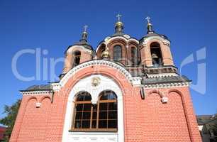 church on sky background