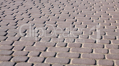 Cobblestone Pavement at day