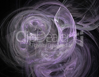 image of one Digital Fractal on Black Color image of one Digital Fractal on Black Color