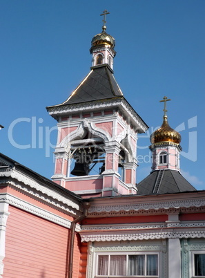 old wood temple bogorodskiy