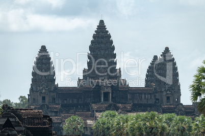 Main three towers of Angkor Wat temple