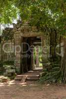 Ruined stone entrance to Banteay Kdei temple