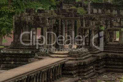 Stone causeway leads to Baphuon temple ruins