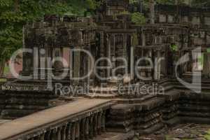 Stone causeway leads to Baphuon temple ruins