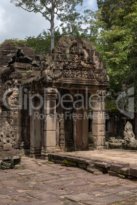 Stone portico of entrance to Banteay Kdei