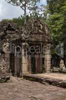 Stone portico of entrance to Banteay Kdei