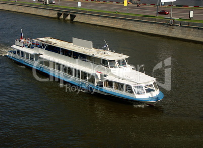 boat on river