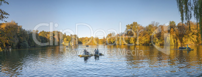 Upper Pond in Sophia Park in Uman, Ukraine