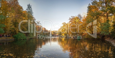 Autumn in Sofiyivka Park in Uman, Ukraine