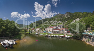 Old Bridge over Crnojevica river in Montenegro