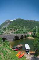 New Bridge over Crnojevica river in Montenegro