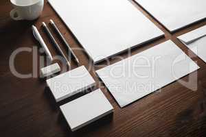 Blank stationery set