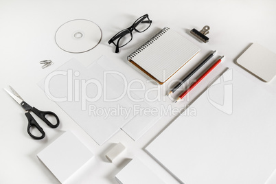 Corporate stationery mockup