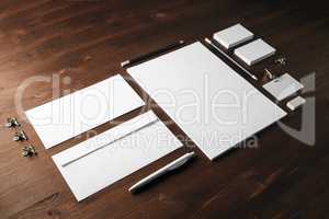 Blank stationery template