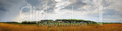 Panoramic rural landscape