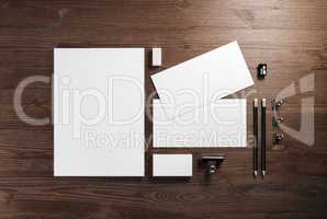 Blank corporate stationery