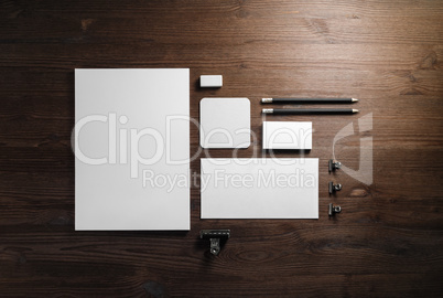 Blank stationery set