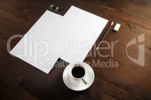 Blank stationery set