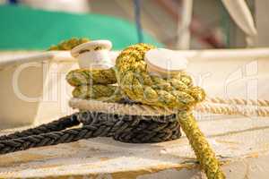 knot of a mooring line