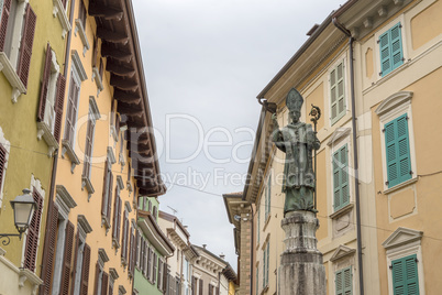 Statue of San Carlo Borromeo in Salo