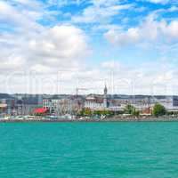 Germany-view on the town Konstance from ferry on Lake Bodensee