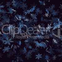 Christmas background with 3d snowflakes winter design illustration.