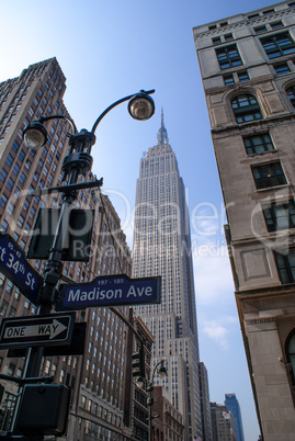 Madison Ave und Empire State Building