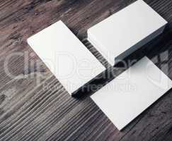 Blank business cards