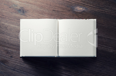 Blank book mock up