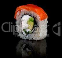 Sushi roll Philadelphia rotated