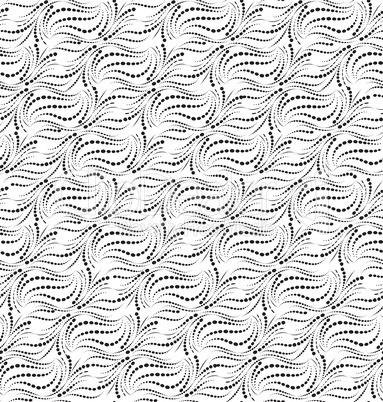 Abstract dotted seamless pattern. Dot tiled monocrome ornament