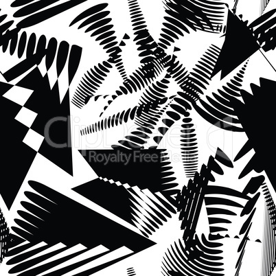 Abstract dot geometric seamless pattern. Artistic background