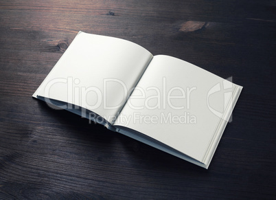 Booklet with blank pages