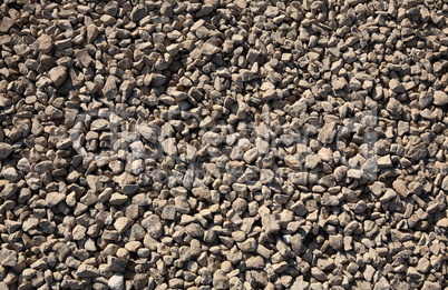 gravel at dry sunny day