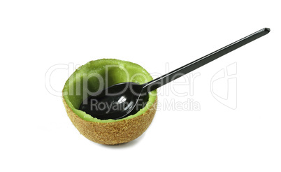 Half Eaten Kiwi