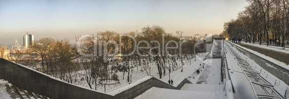 Winter Day in Odessa, Ukraine