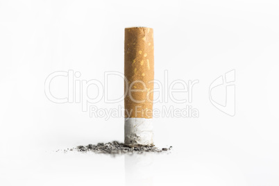 Cigarette butt, close up