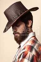 Man in a cowboy hat